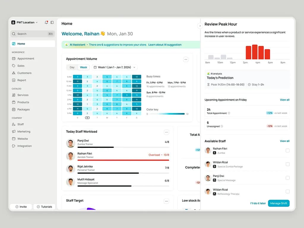Premium operational SaaS visual reference